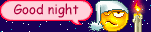 Night Candle Text